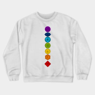 The seven chakras Crewneck Sweatshirt